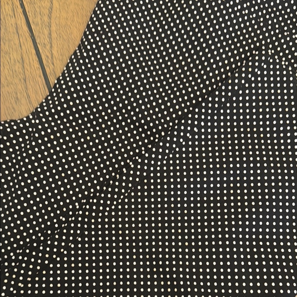 Chico's Black and White Polka Dot Cropped Pants - Picture 3 of 3